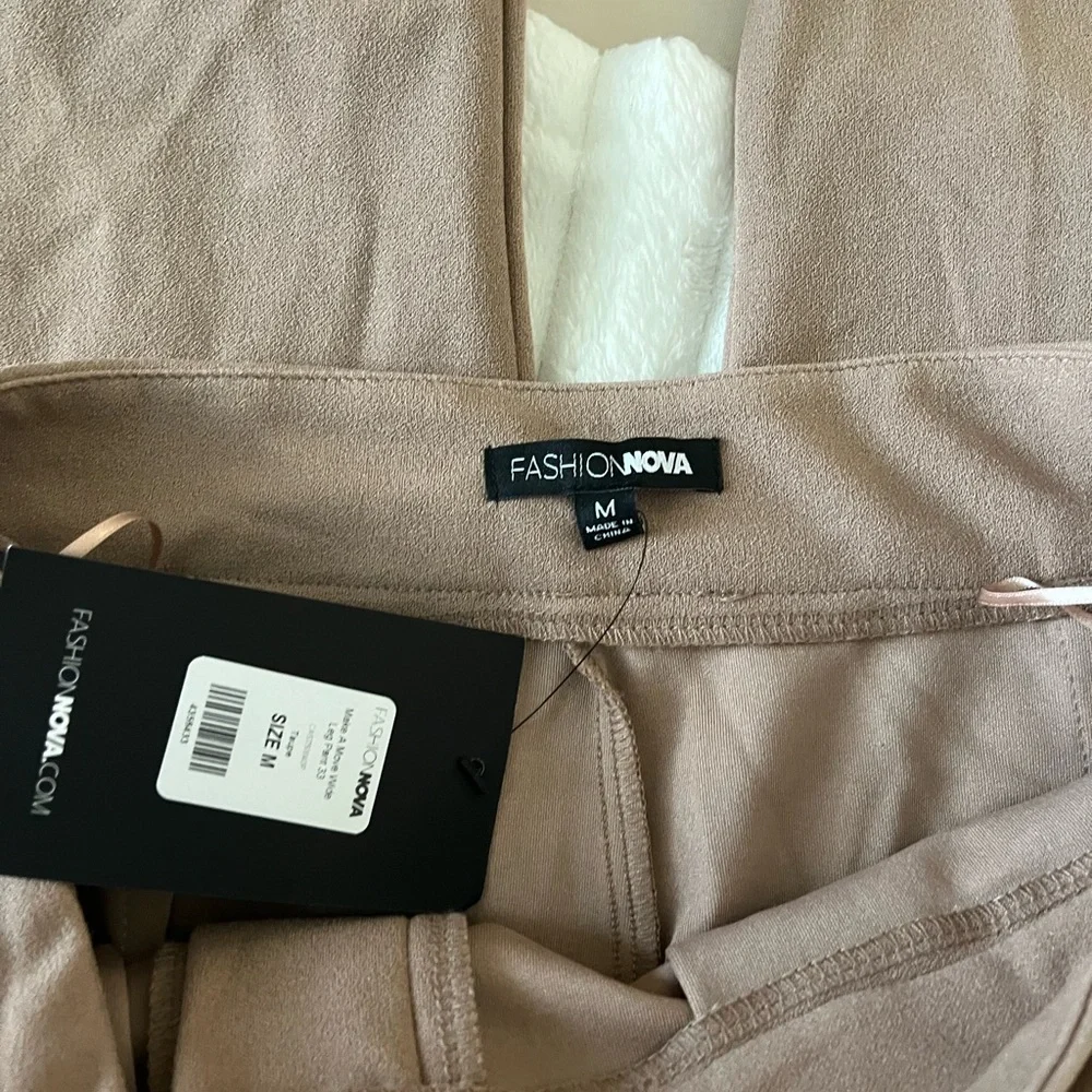 NWT Fashion Nova Make A Move Wide Leg Pants 33” - Picture 6 of 8